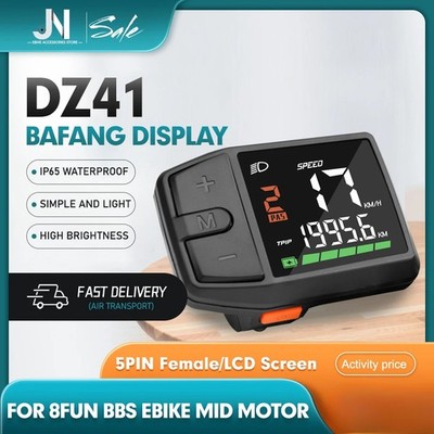 BAFANG DZ41 LCD Ebike Display 5PIN WP UART BBS01B BBS02B BBSHD Mid Hub Motor