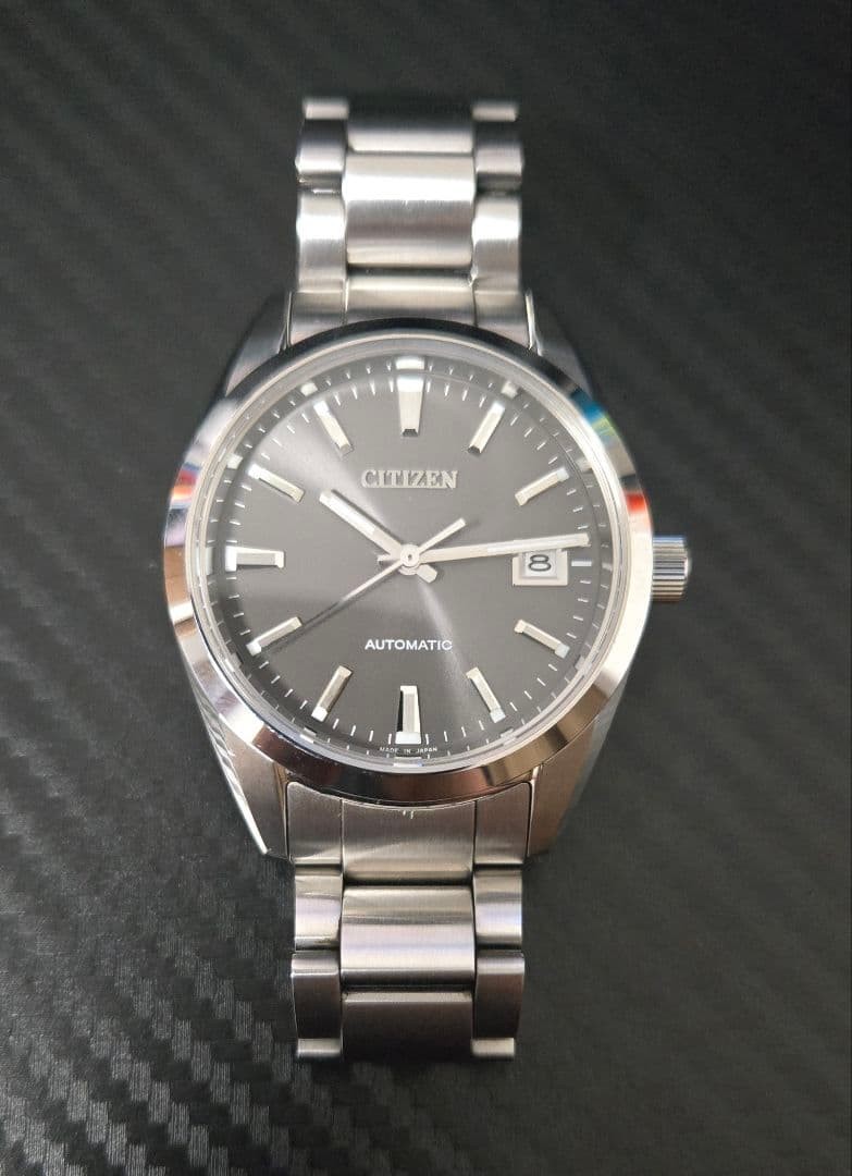 CITIZEN NB1050-59H Black Analog Mechanical Automatic Stainless Men's Watch