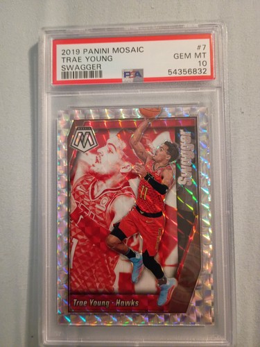 2019 Panini Mosaic Trae Young Swagger Prizm PSA 10