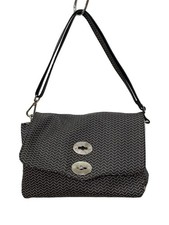 Borsa a tracolla ZANELLATO -- Stampa GRIGIO all over