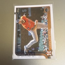 Topps 2025 Series 1 Justin Verlander Houston Astros Baseball Base Set Card #118