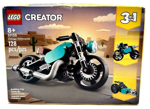 LEGO Creator 3 In 1 Vintage Motorcycle (31135) 128 Pieces Building Toy