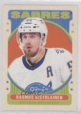 2021-22 O-Pee-Chee Retro Rasmus Ristolainen #404 08ee