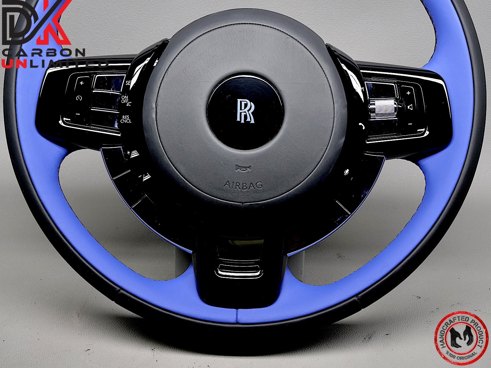 Rolls Royce Cullinan Two Tone Radiant Blue OEM Original Factory Steering Wheel