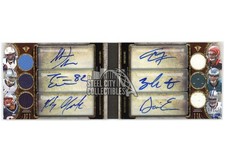Rob Gronkowski Witten Gates 2013 Triple Threads Tight End Relic Auto Book 14/27