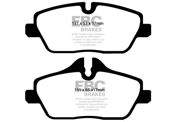 EBC DP21578 BRAKE PAD SET DISC BRAKE Front