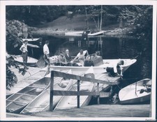 1961 Concord Whaler Boat Watercraft 7X9 Historic Vintage Press Photo