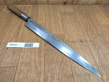 DAMAGED Japanese Chef's Kitchen Knife Yanagiba Vintage LONG JPN 260/413mm RB943