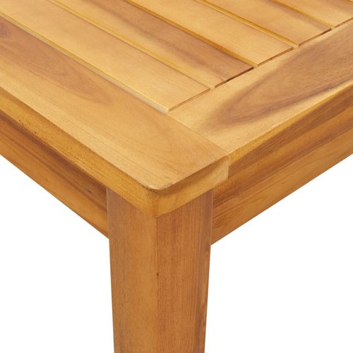 5-teiliges Gartentisch-Set aus massivem Akazienholz, faltbar vidaXL - Bild 6 von 9