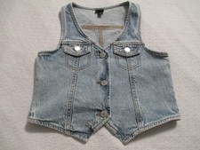 Girls Western Style Denim Vest