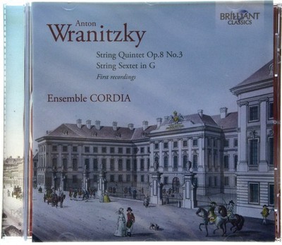 Wranitzky - String Quintet Op.8/Sextet - Ensemble Cordia - Brilliant Cla. New CD