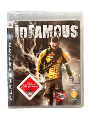 inFamous PS3 Sony Playstation 3 Spiel in OVP mit Anleitung USK 18 GUTER ZUSTAND