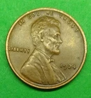 1924 AU Lincoln Wheat Penny Cent - Sharp Detail