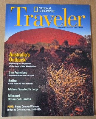 National Geographic TRAVELER magazine; 1995; Australia's Outback; San Francisco