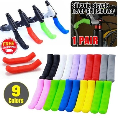 Mountainbike MTB BMX Fahrrad Softbremse fest Paar Hebelgriffe Protektoren Abdeckung