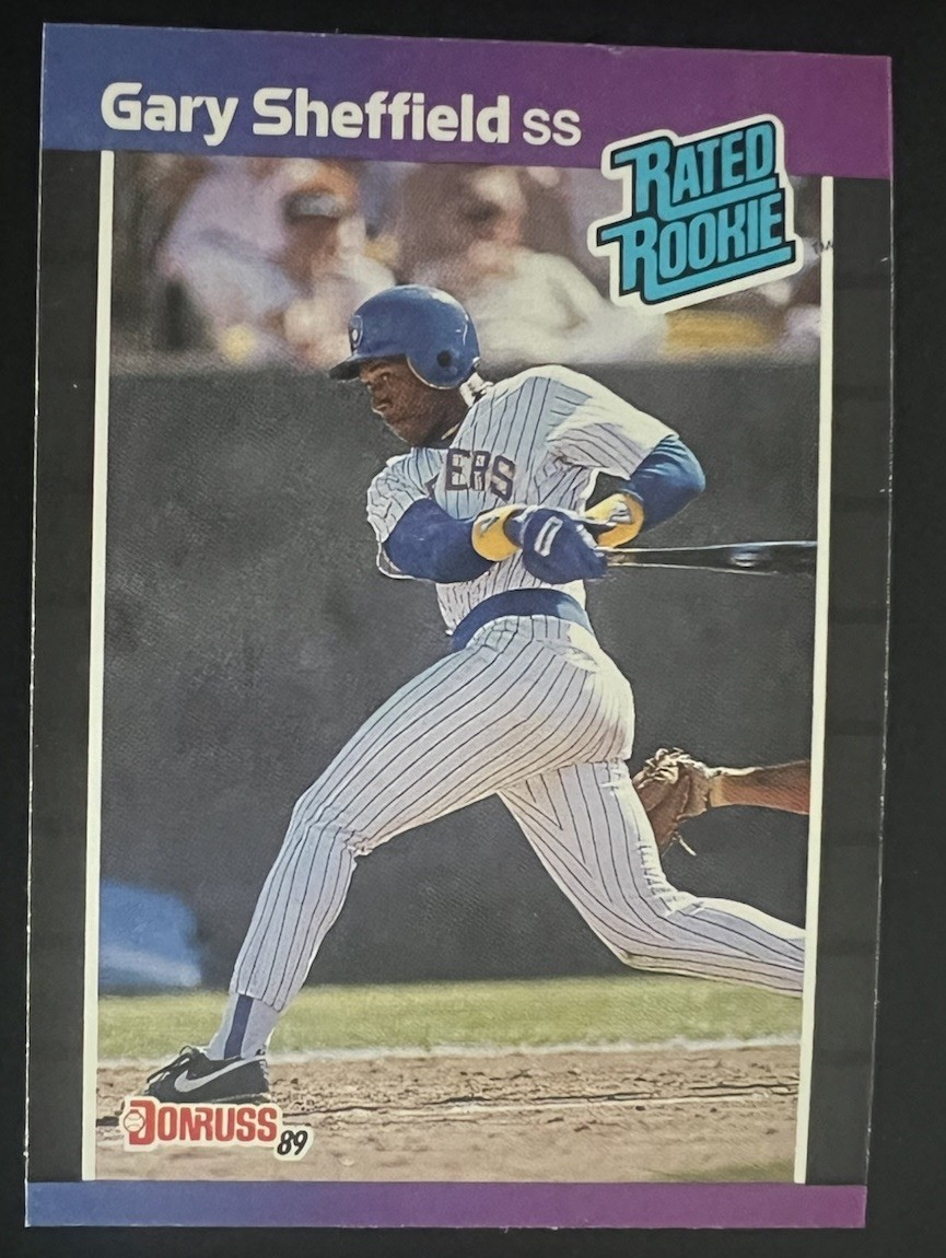 1989 Donruss - Rated Rookie Gary Sheffield #31 *Denotes Next to PERFORMANCE (RC)
