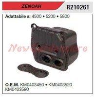 Marmitta SchalldäMpfer Zenoah KettensäGe 4500 5200 5800 R210261