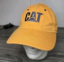 Caterpillar Cat Hat Mens Orange Yellow Adjust...