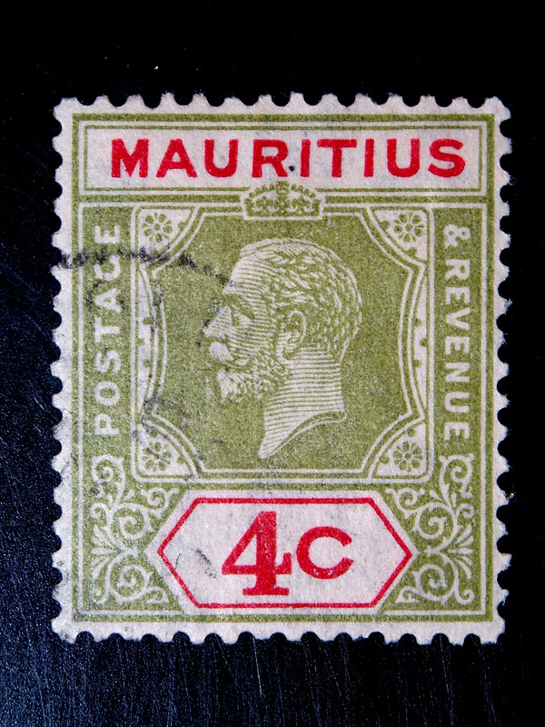 MAURITIUS  1  USED  STAMP  SC # 182