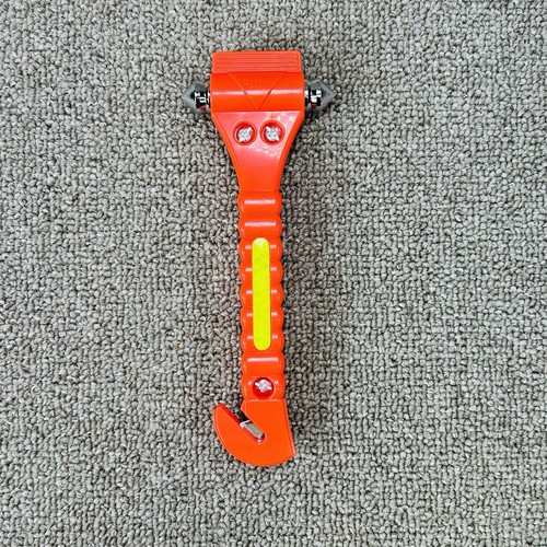 Rettung Notfall Auto Sicherheit Hammer Flucht Werkzeug Fensterbrecher Gurtschneider - Bild 1 von 9