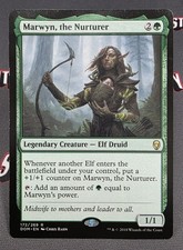 MTG Marwyn, the Nurturer- DAMAGED -Dominaria Magic the Gathering Card #172