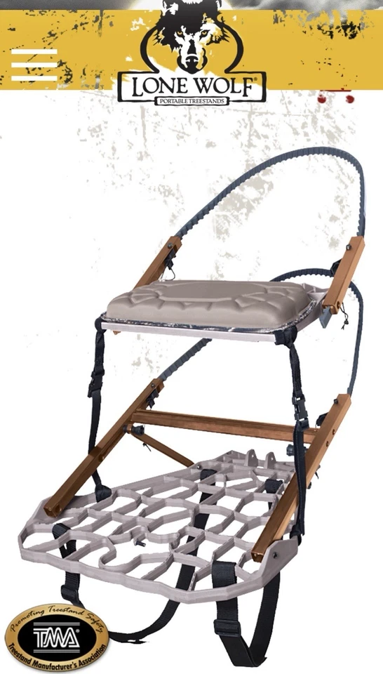 Lone Wolf Hand Climber Tree Stand. Climbing Treestand. - Image 2 of 2