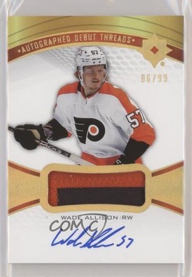 2021-22 Ultimate Collection Debut Threads 86/99 Wade Allison Rookie Auto RC 3po