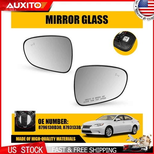Left Right Heated Blind Spot Mirror Glass For Lexus CT200h 2011-2017 GS350 13-20