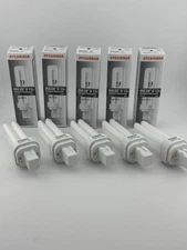 ⚡️5 Pack⚡️ SYLVANIA DULUX Compact Fluorescent Lamp 13W 21117 827 CF13DD/827/ECO