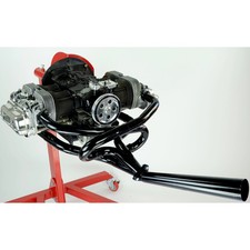 Merged Drag Exhaust 1-58 With Swivel Stinger Raw Dunebuggy Vw