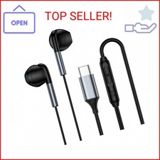 USB C Headphone Wired Earbuds for Samsung Galaxy A17 A16 5G A15 A14 A36 A35 S26