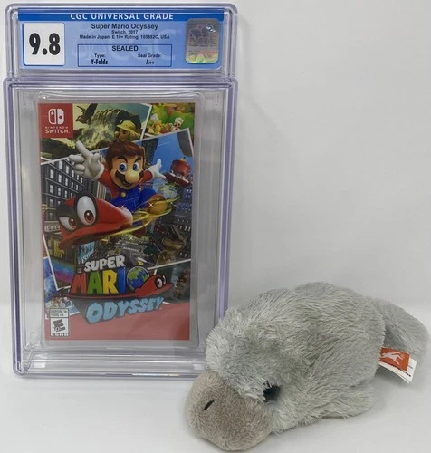 CGC Graded Super Mario Odyssey NEW Switch (1021573004, 9.8 A++)