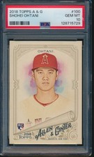 PSA 10 SHOHEI OHTANI/OTANI 2018 TOPPS ALLEN & GINTER Rookie Card RC GEM MINT
