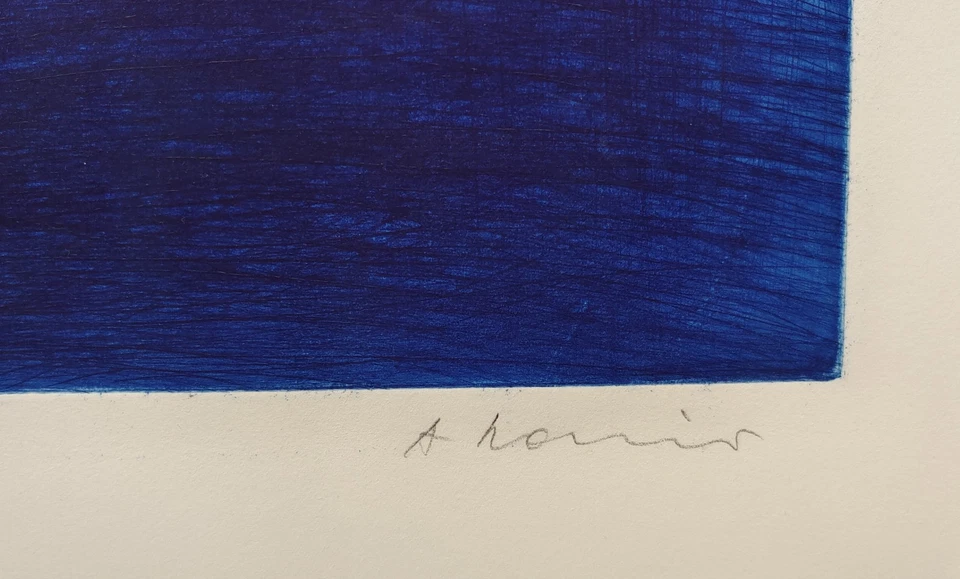 Arnulf Rainer "Blaues Feld" - Bild 2 von 4