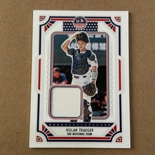 2024 Panini Stars & Stripes USA Baseball Nolan Traeger #USA-NT USA Materials