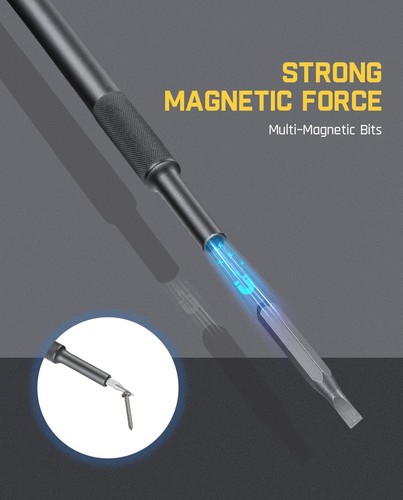 Fanttik X5 Max MANUAL HAND TOOL, Precision Screwdriver Set, 50-in-1 Magnetic ... - Picture 6 of 9