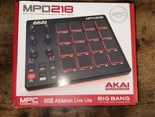 AKAI PROFESSIONAL MPD218 MIDI PAD CONTROLLER With 16 MPC Pads With Original Box