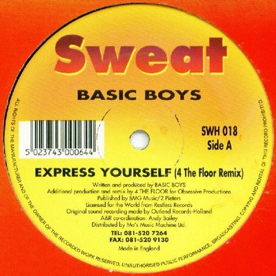 Basic Boys - Express Yourself (12'')