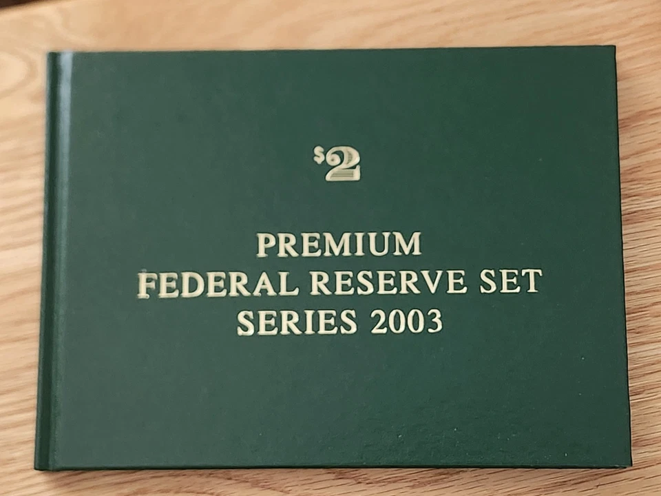 2003 $2 PREMIUM FEDERAL RESERVE SET # 1924 12 District Star Note SET UNC/GEM - Image 2 of 4
