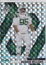 2025 Panini Mosaic #160 Quinnen Williams Mosaic No Huddle Silver