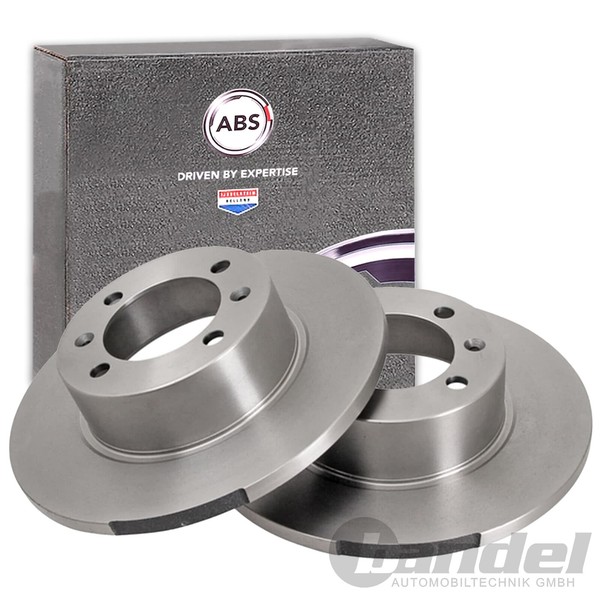 2X A.B.S. Bremsscheiben 280Mm Vorne Passend FüR Saab 90 900-image