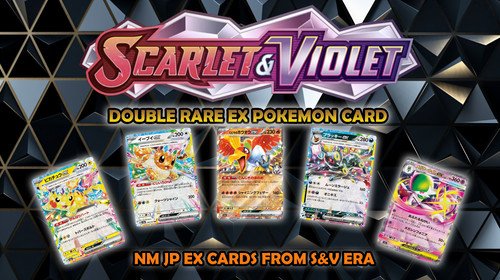 Pokemon ex - Choose Your Card Scarlet & Violet Double Rare Cards Japanses