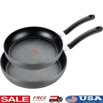 Nonstick Cookware Set Durable Aluminum W/ Thermo-Spot Comfortable Handles New