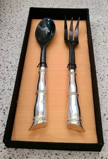 Salad Servers in a Silk Presentation Box