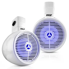Pyle 8" Water Resistant Marine Grade Bluetooth Speaker 150W 2-Way Marine Grade