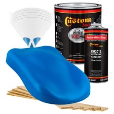 Hot Rod Flatz Speed Blue Gallon Kit Urethane Flat Auto Car Paint Kit Hot Rod Flatz Speed Blue Gallon Kit Urethane Flat Auto Car Paint Kit