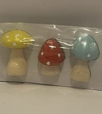 Target Bullseye Playground Fairy Garden MUSHROOMS Set of 3