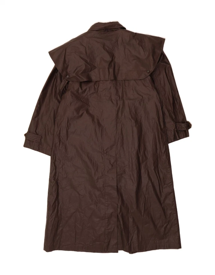 Impermeable para mujer ST. BERNARD Reino Unido 14 medio marrón acetato FL02 Foto 2 de 3