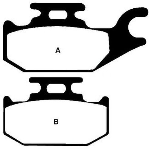 EBC Sinterizadas Trasero Pastillas Freno de Disco Apto para Suzuki UH125 UH200 - Picture 2 of 2