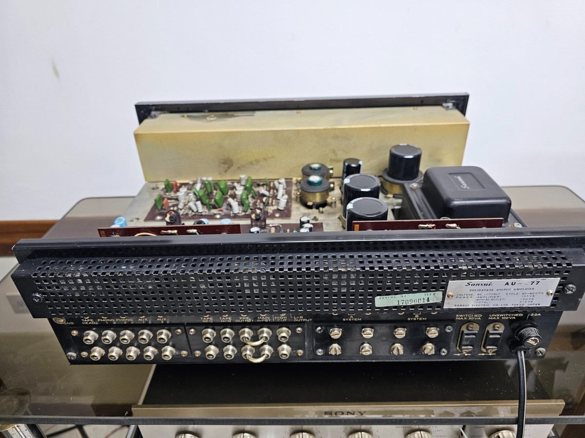 Sansui Au-777 Solid State Amplifier Recapped Operational. | eBay